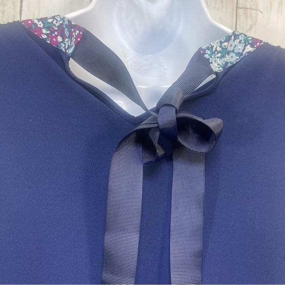 41 Hawthorn Clearwater Mixed Media Surplice Top Extra Small - Picture 10 of 10